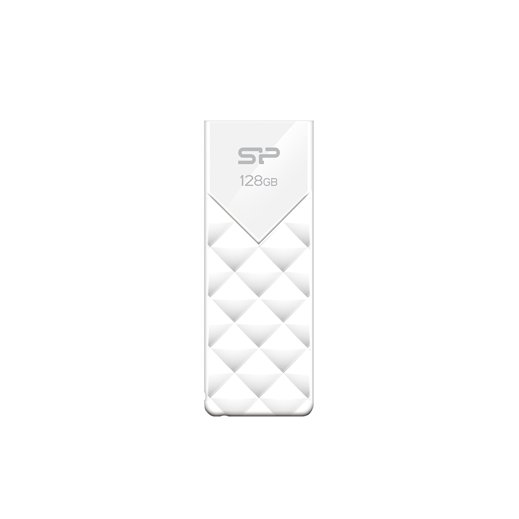 Флеш Диск Silicon Power 128Gb Blaze B03 SP128GBUF3B03V1W USB3.1 белый