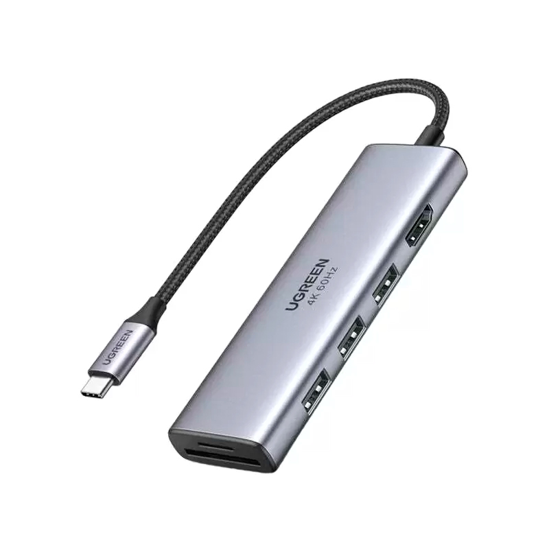 UGREEN CM511 (60383) USB-C Multifunction Adapter - Space Grey