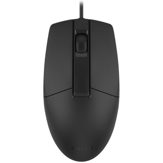 Мышь A4Tech OP-330S черный оптическая (1000dpi) silent USB (3but)