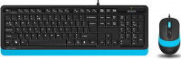 Клавиатура+мышь A4Tech Fstyler F1010 Black/Blue