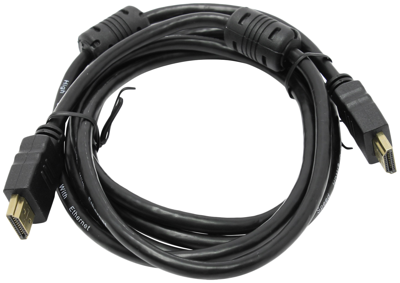 Кабель HDMI-19M --- HDMI-19M ver 2.0+3D/Ethernet,2 фильтра 2m Telecom