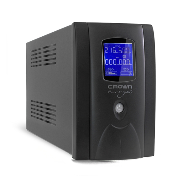 Источник бесперебойного питания ИБП CROWN Active LCD 450Ватт