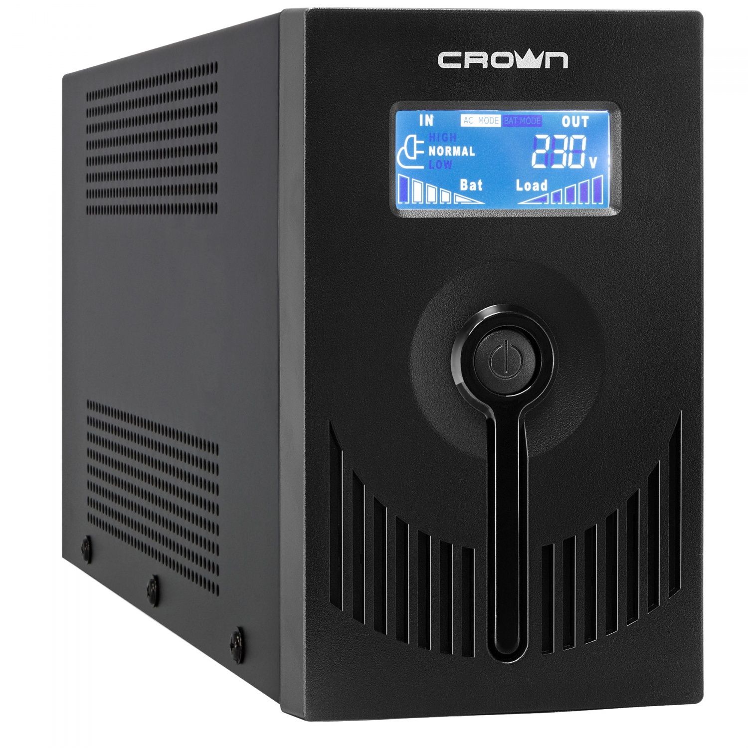 Источник бесперебойного питания ИБП CROWN Active LCD 450Ватт