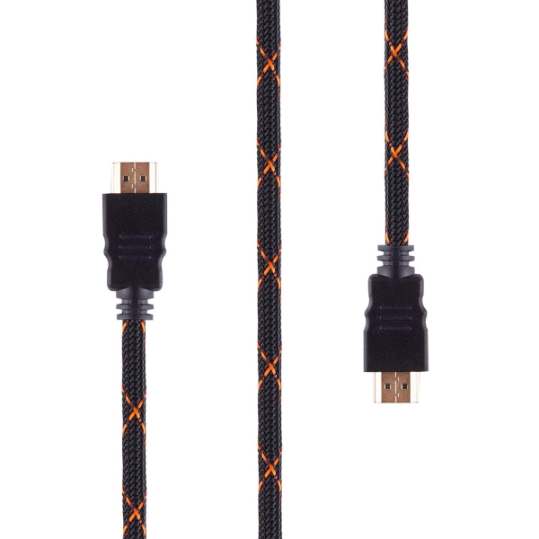 Кабель Rombica ZX10B HDMI to HDMI, длина 1 м., цвет черный.