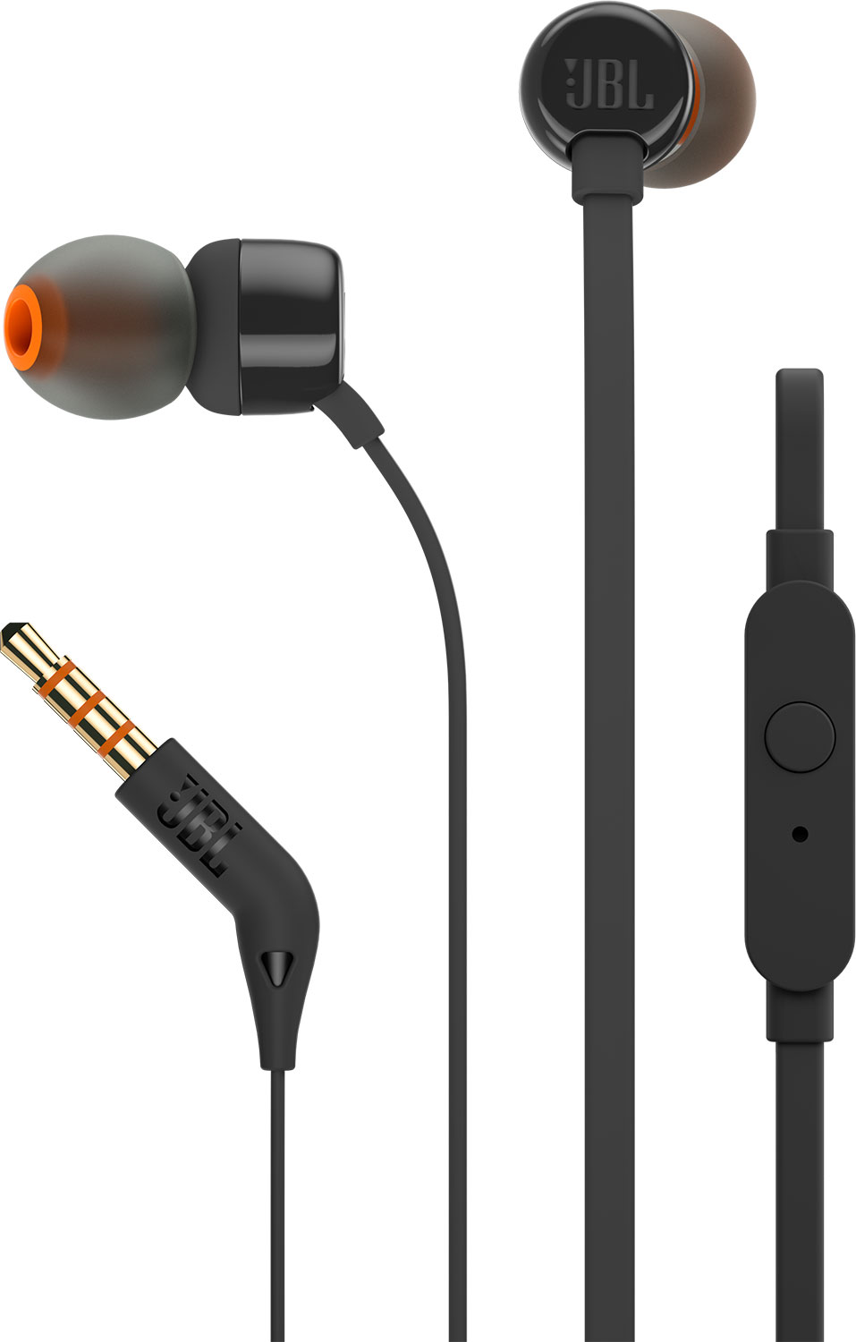 JBL Проводные наушники T110 - черный JBLT110BLKAM