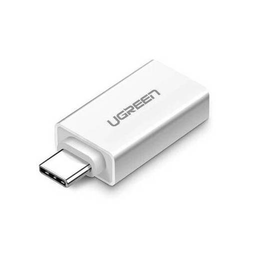 Адаптер UGREEN US173 (30155) USB-C to USB 3.0 A Female Adapter.  - White