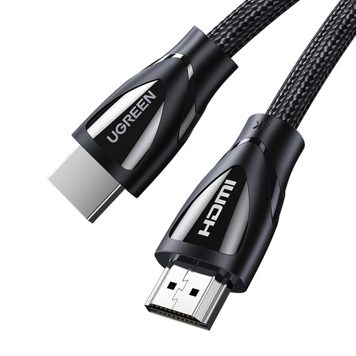Кабель UGREEN HD140 (80403) HDMI 2.1 Male To Male Cable 8K Braided Cable 2m - Black