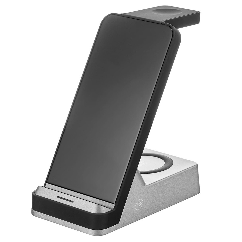 Беспроводная зарядная панель 3 в 1 Для IPhone, Apple Watch, Airpods Rocket Stand 30W Black