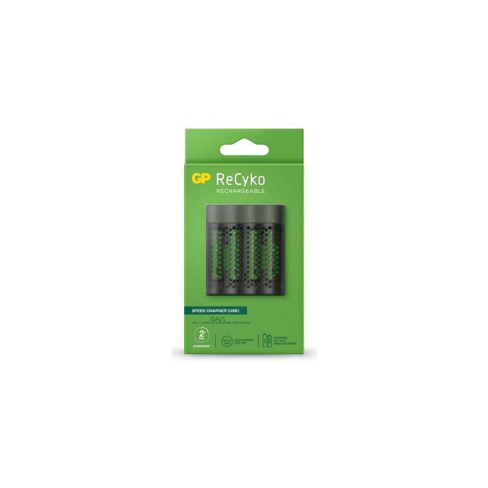 Зарядное устройство GP M451/270AAHCE-2EB4 + 4 аккумулятора AA 2700mAh