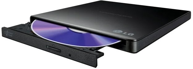 Внешний привод DVD-RW LG GP57EB40, USB, черный, Retail