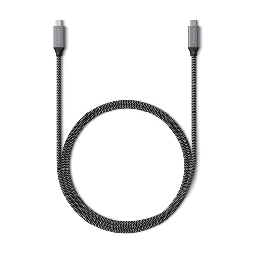 Кабель Satechi USB4 C to C длина 80 см. Цвет: серый космос Satechi USB4 C to C Cable 80 cm