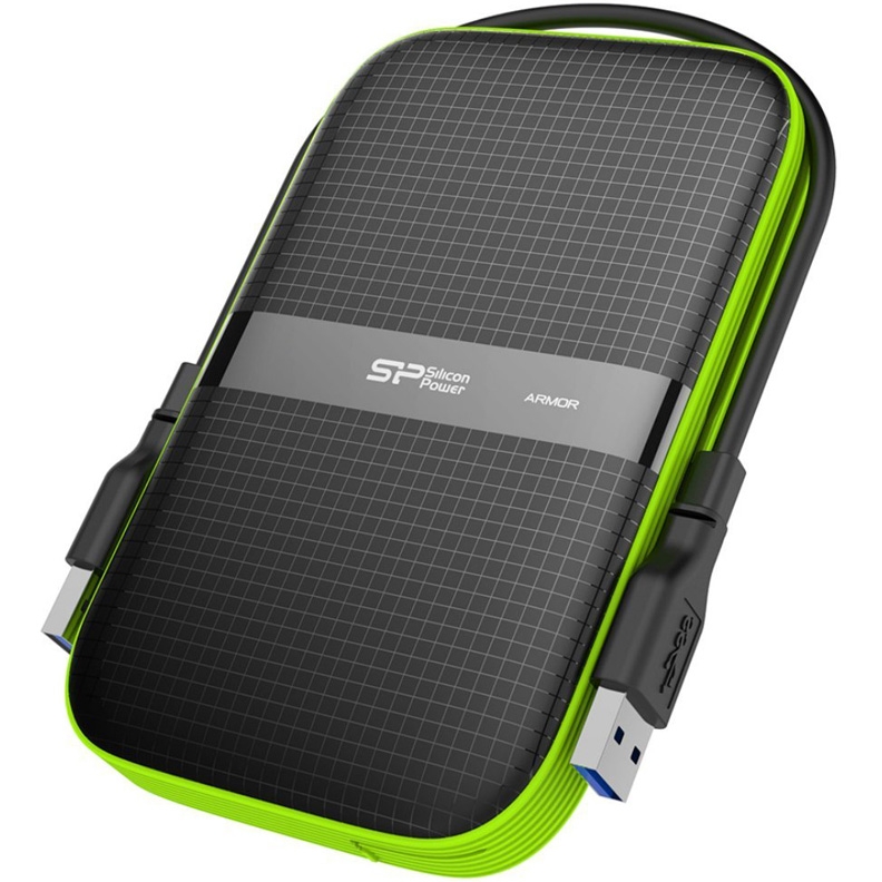Жесткий диск Silicon Power USB 3.0 1Tb SP010TBPHDA60S3K A60 SP010TBPHDA60S3K Armor 2.5" черный