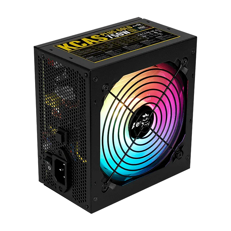 Блок питания ATX 750W KCAS BLACK 4710562759211 AEROCOOL