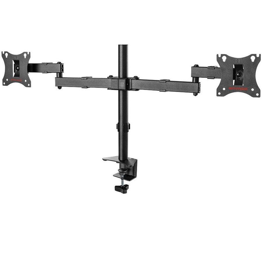 Кронштейн для мониторов Arm Media LCD-T04, до 28", до 14кг, настольный, поворот и наклон, черный