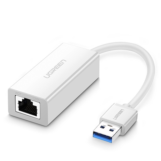 Адаптер UGREEN CR111 (20255) USB 3.0 Gigabit Ethernet Adapter - White