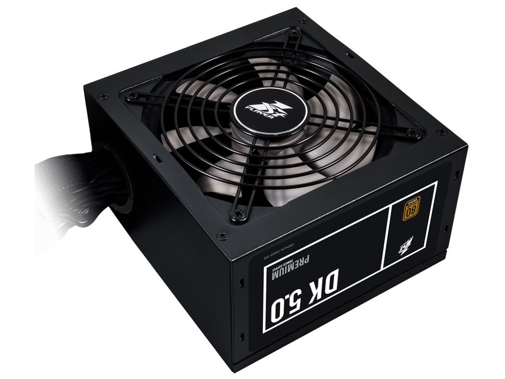 Блок питания 1STPLAYER DK PREMIUM 500W / ATX 2.4, APFC, 80 PLUS BRONZE, 120mm fan / PS-500AX