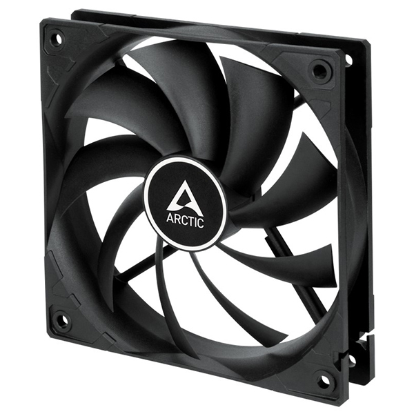 Вентилятор Arctic Cooling F12 PWM PST Black (120x120, 230 - 1350 rpm, 53 CFM, SP 1,00 (mm/H2O), 4pin