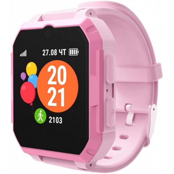 Умное носимое устройство (смарт-часы) GEOZON Ultra (Pink)