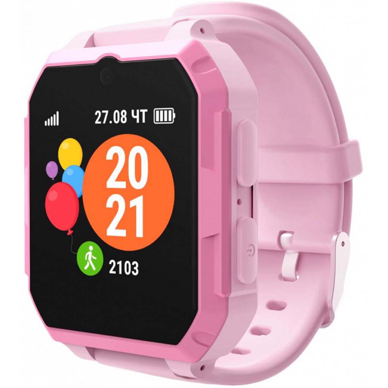 Умное носимое устройство (смарт-часы) GEOZON Ultra (Pink)