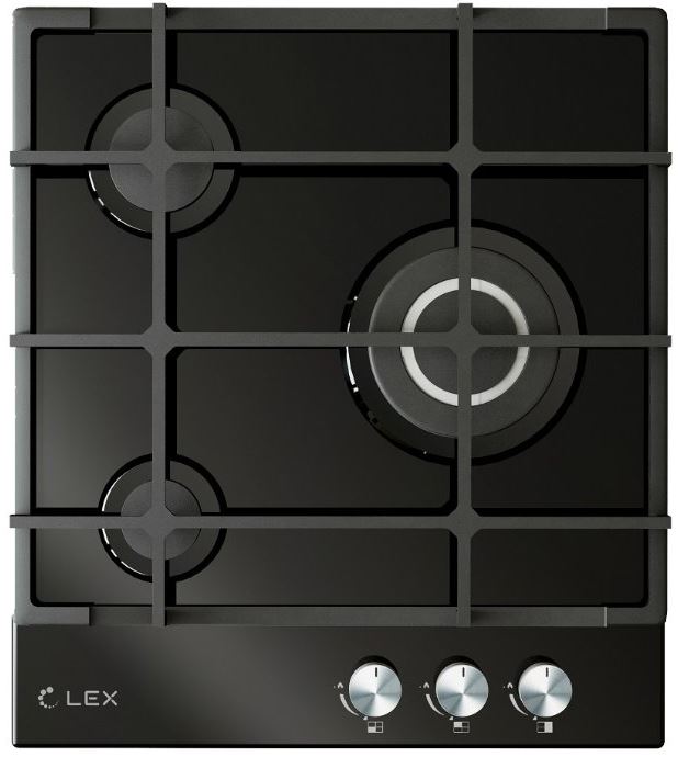 Газовая варочная поверхность Lex GVG 431 BL черный
