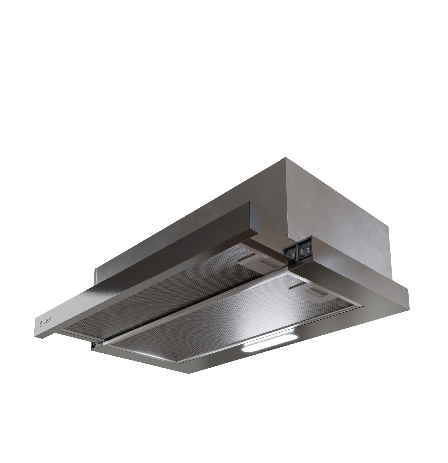 Вытяжка встраиваемая Lex Honver 2M 600 INOX, нержавеющая сталь