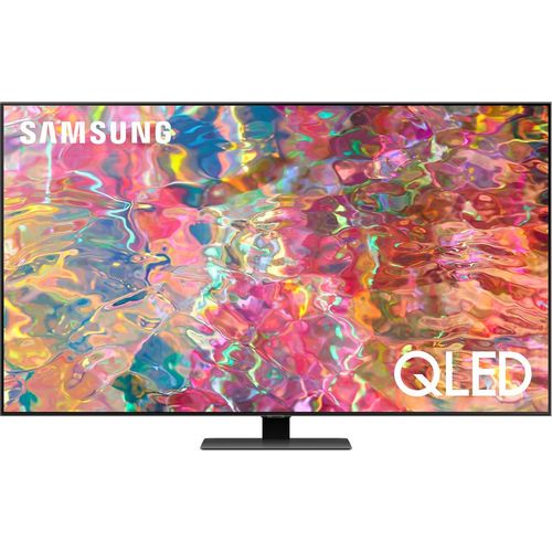 75" Телевизор Samsung QE75Q80BAUXCE, QLED, 4K Ultra HD, серебристый, СМАРТ ТВ, Tizen OS