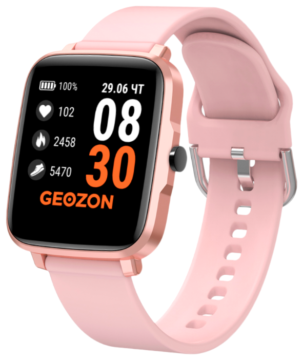 Умные часы STAYER PINK G-SM13PNK GEOZON