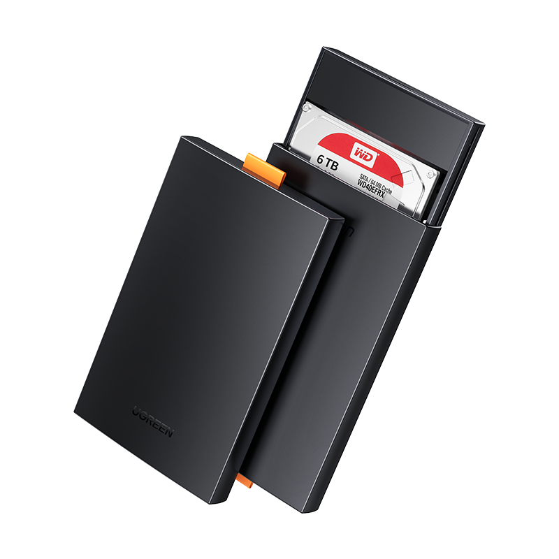 Бокс внешний для жесткого диска UGREEN CM237 (60353) USB 3.0 To 2.5'' SATA Цвет: черный