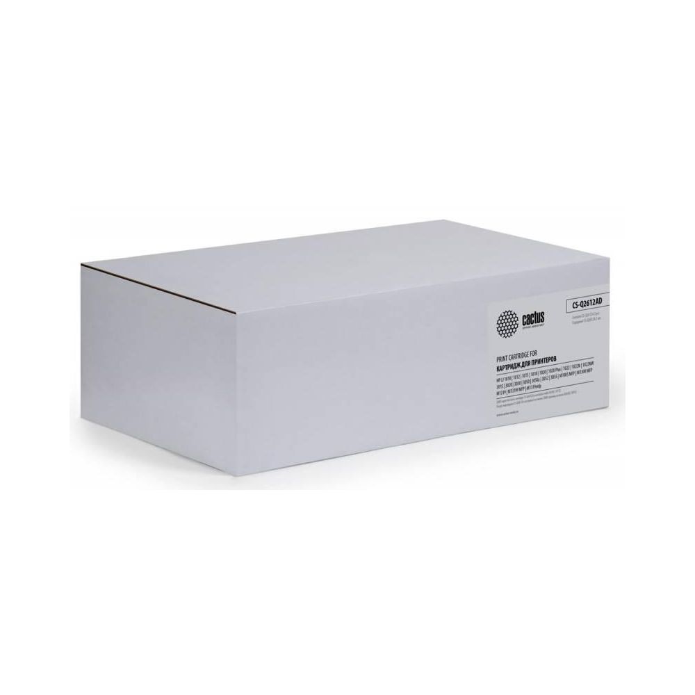 Картридж Cactus CS-Q2612AD черный x2уп. для HP 1010/1012/1015/1018/1020/1022/3015/3020
