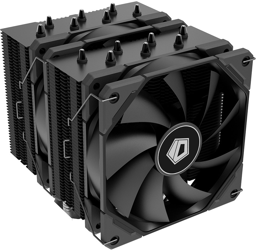 Кулер ID-COOLING SE-207-XT BLACK LGA20XX/1700/1200/115X/AM5/AM4 (8шт/кор, TDP 250W, PWM, черный, 7 тепл.трубок + медная база, 2 x FAN 120mm) RET