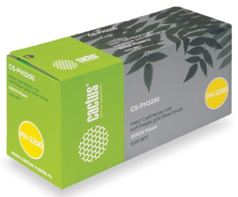Картридж лазерный Cactus CS-PH3200 113R00730 черный (3000стр.) для Xerox Phaser 3200/3200mfp/3200mfp