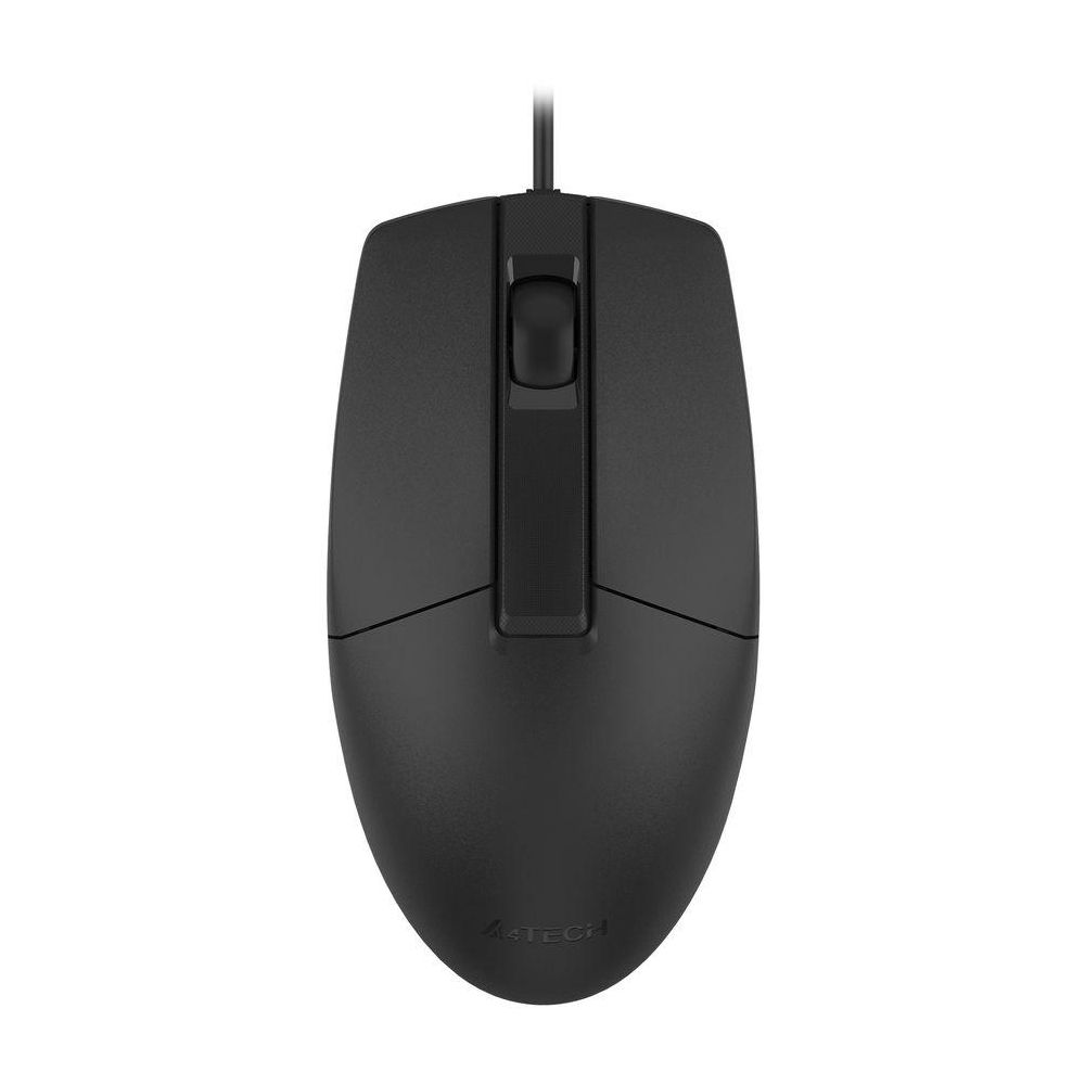 Мышь A4Tech OP-330S черный оптическая (1200dpi) silent USB (3but)