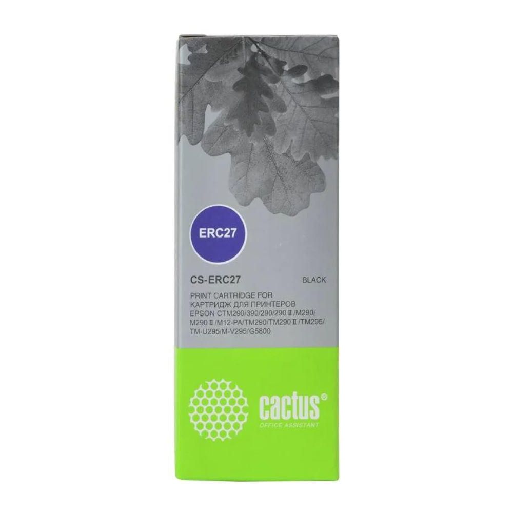 Картридж матричный Cactus CS-ERC27 черный для Epson ERC 27