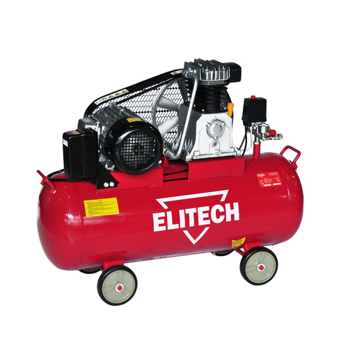 Компрессор поршневой Elitech КПР 100/550/3.0 масляный 550л/мин 100л 3000Вт красный