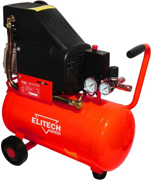 Компрессор поршневой Elitech КПМ 300/50 Промо масляный 240л/мин 50л 1800Вт красный/черный
