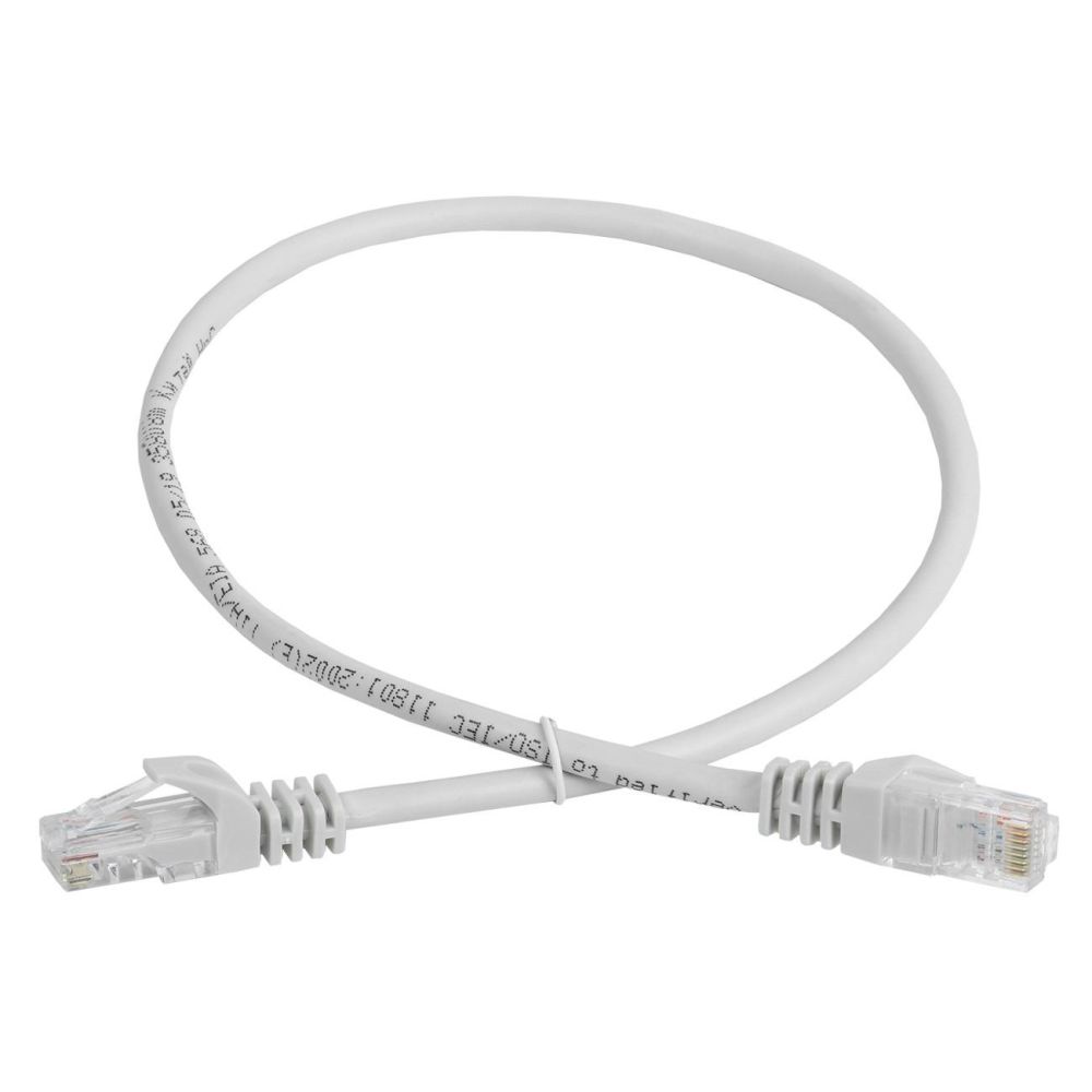 Патч-корд ITK Generica PC01-C5EU-2M-G UTP RJ-45 вил.-вилка RJ-45 кат.5E 2м серый ПВХ (уп.:1шт)