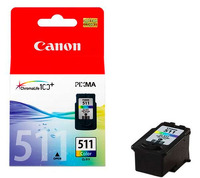 Картридж струйный Canon CL-511 2972B007/004/001 многоцветный для Canon MP240/MP260/MP480