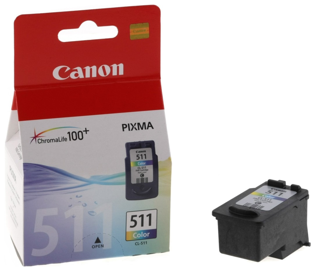 Картридж струйный Canon CL-511 2972B007/004/001 многоцветный для Canon MP240/MP260/MP480