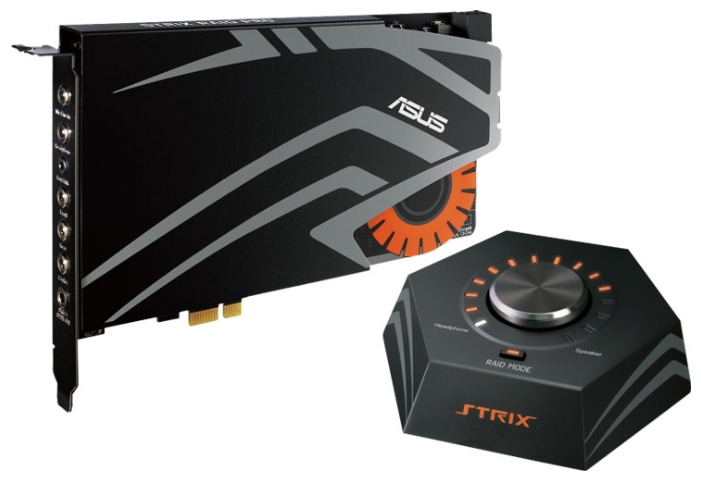 Звуковая карта Asus PCI-E Strix Raid Pro (C-Media 6632AX) 7.1 Ret
