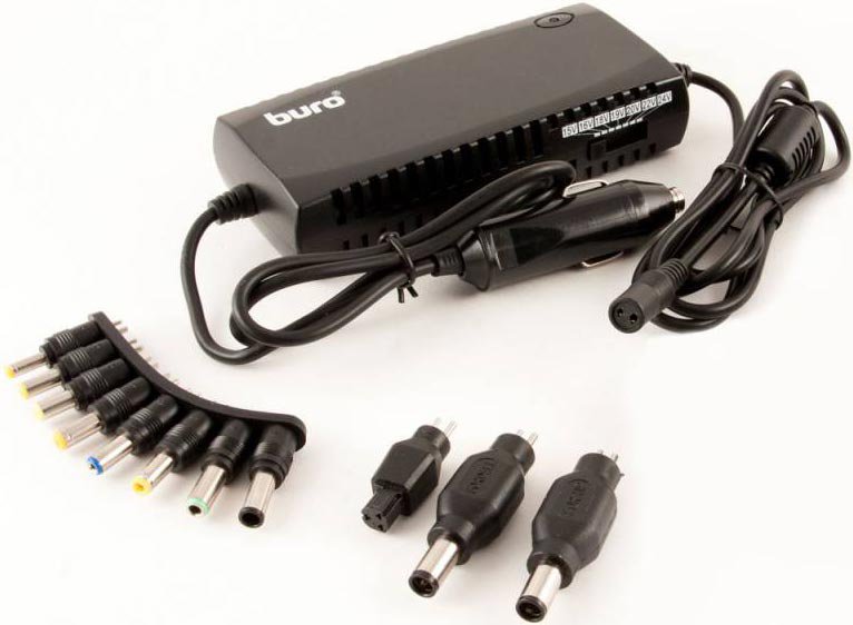 Блок питания Buro BUM-1200C120 ручной 120W 15V-24V 11-connectors 5A 1xUSB 2A от прикуривателя