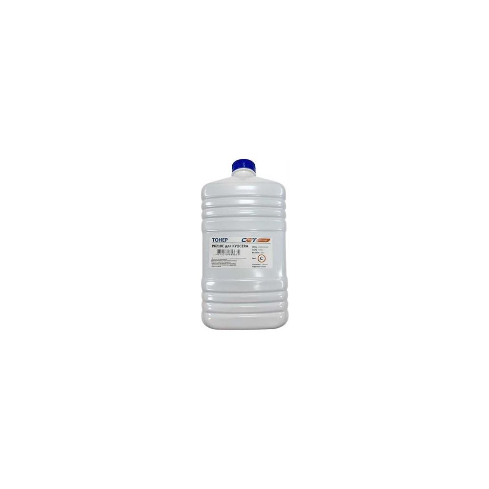 Тонер Cet PK210 OSP0210C500 голубой бутылка 500гр. для принтера Kyocera Ecosys P6230cdn/6235cdn/7040