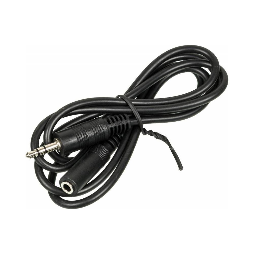 Кабель аудио Ningbo JAAC003-1 Jack 3.5 (m)/Jack 3.5 (f) 1м. черный