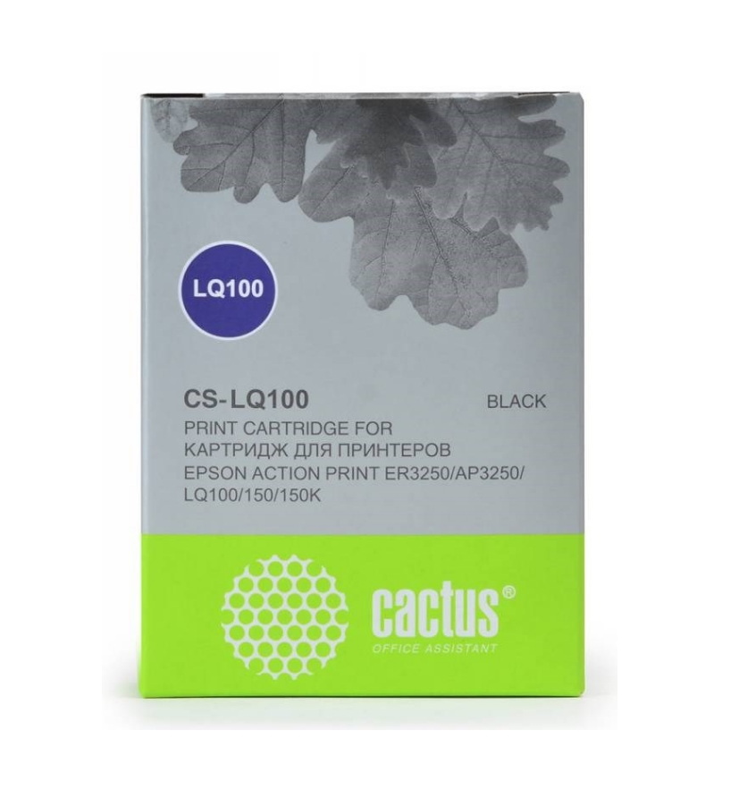 Картридж матричный Cactus CS-LQ100 черный для Epson LQ-100/AP-3250