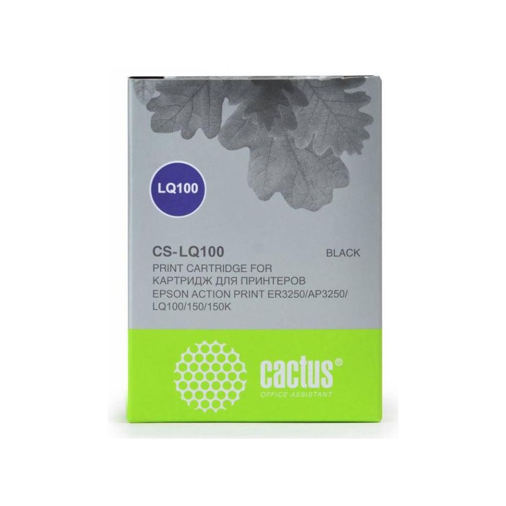 Картридж матричный Cactus CS-LQ100 черный для Epson LQ-100/AP-3250