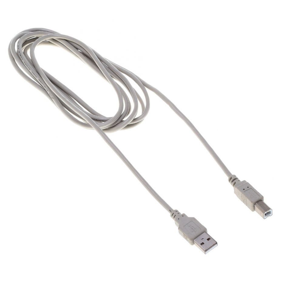 Кабель Buro USB A(m) USB B(m) 3м (BHP RET USB_BM30) серый (блистер)