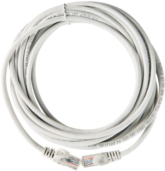 Патч-корд ITK PC01-C5EU-5M UTP RJ-45 вил.-вилка RJ-45 кат.5E 5м серый ПВХ (уп.:1шт)