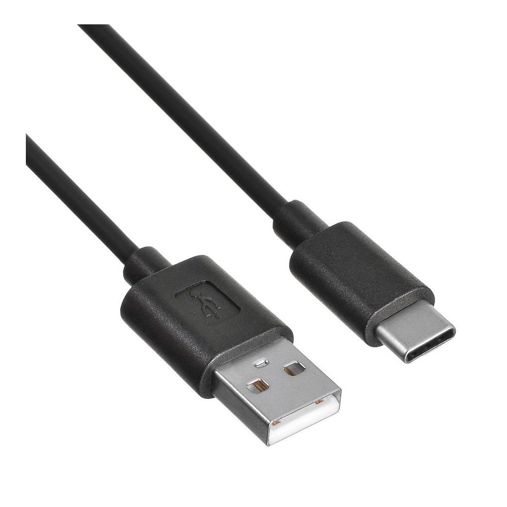 Кабель Buro USB-TC-0.8B2A USB (m)-USB Type-C (m) 0.8м черный
