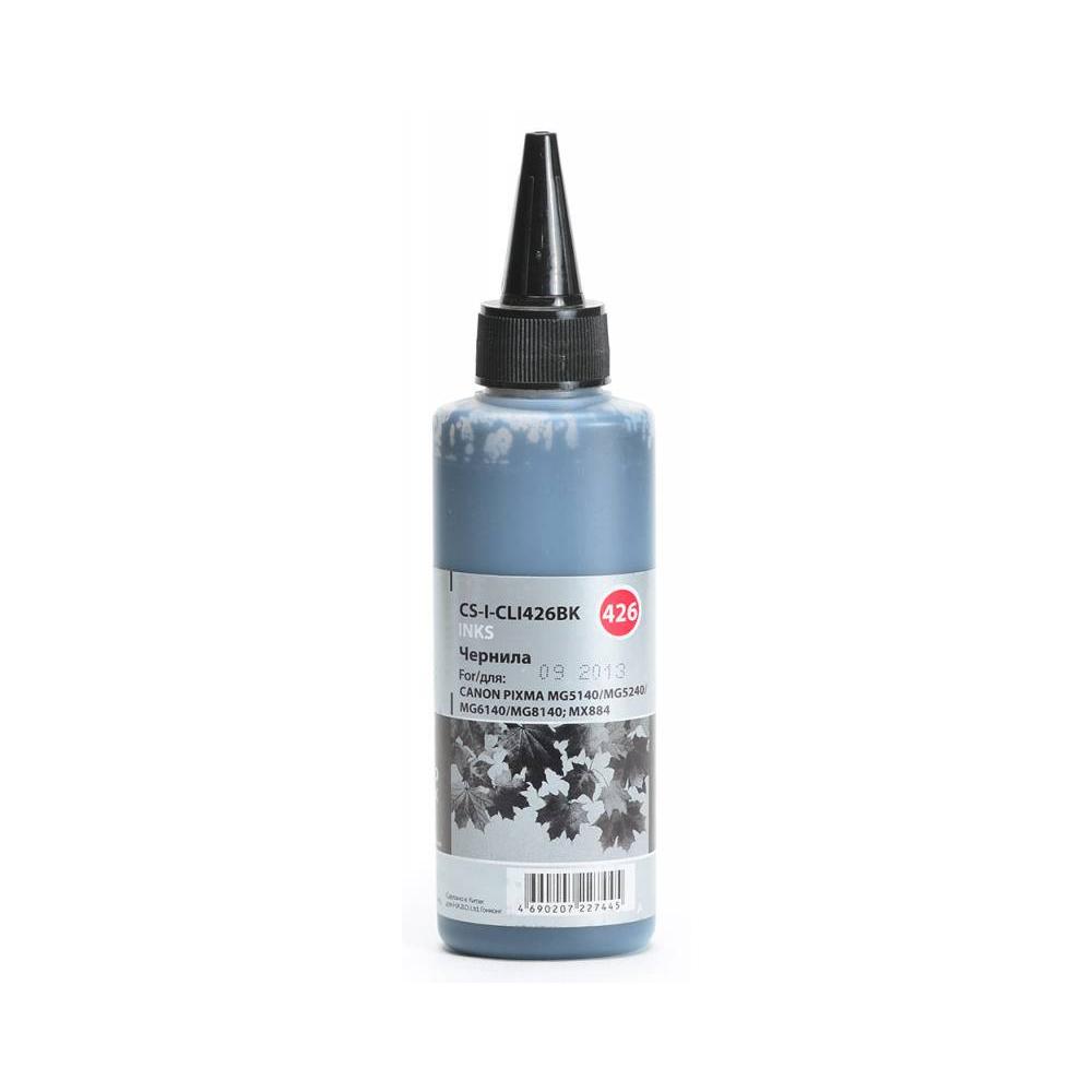 Чернила Cactus CS-I-CLI426BK черный 100мл для Canon Pixma MG5140/5240/6140/8140/MX884