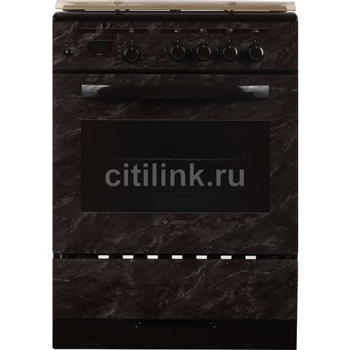 Плита Газовая Gefest ПГ 6300-03 0054 коричневый мрамор (стеклянная крышка) реш.чугун