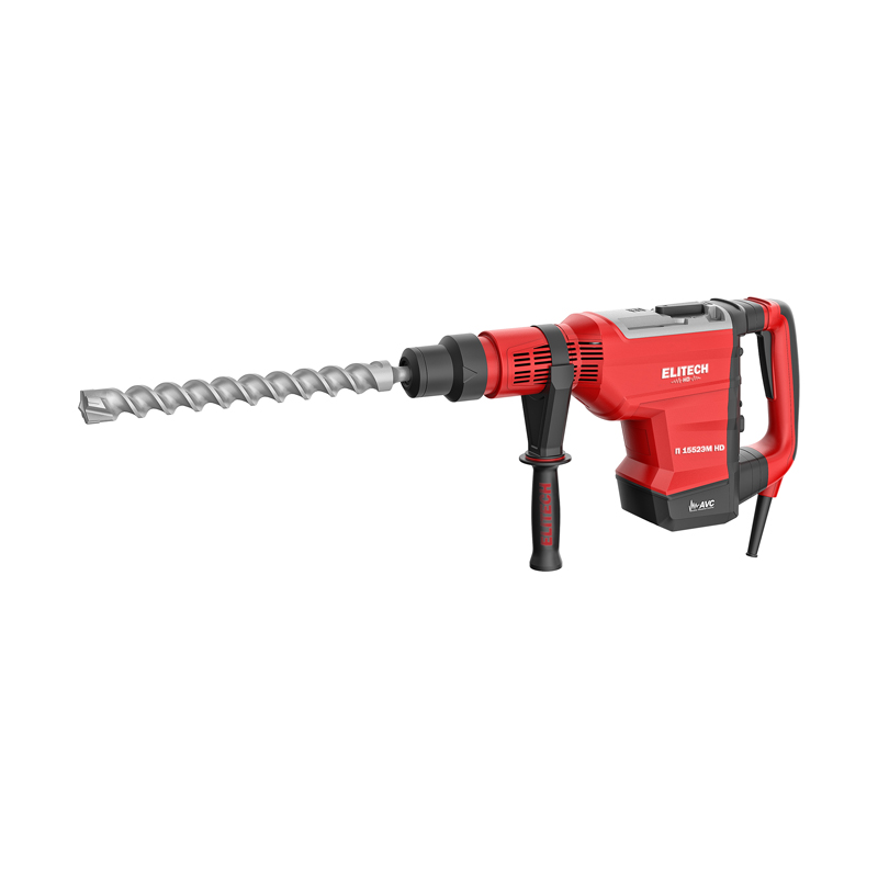 Перфоратор Elitech П 1552ЭМ HD (E2205.004.00) патрон:SDS-max уд.:15Дж 1500Вт (кейс в комплекте)